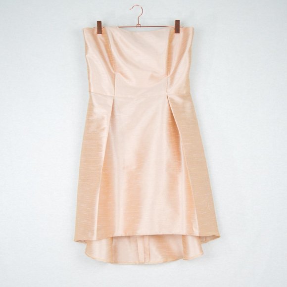 Alfred Sung Pearl Pink Size 16 Cocktail Dress - Picture 2 of 10
